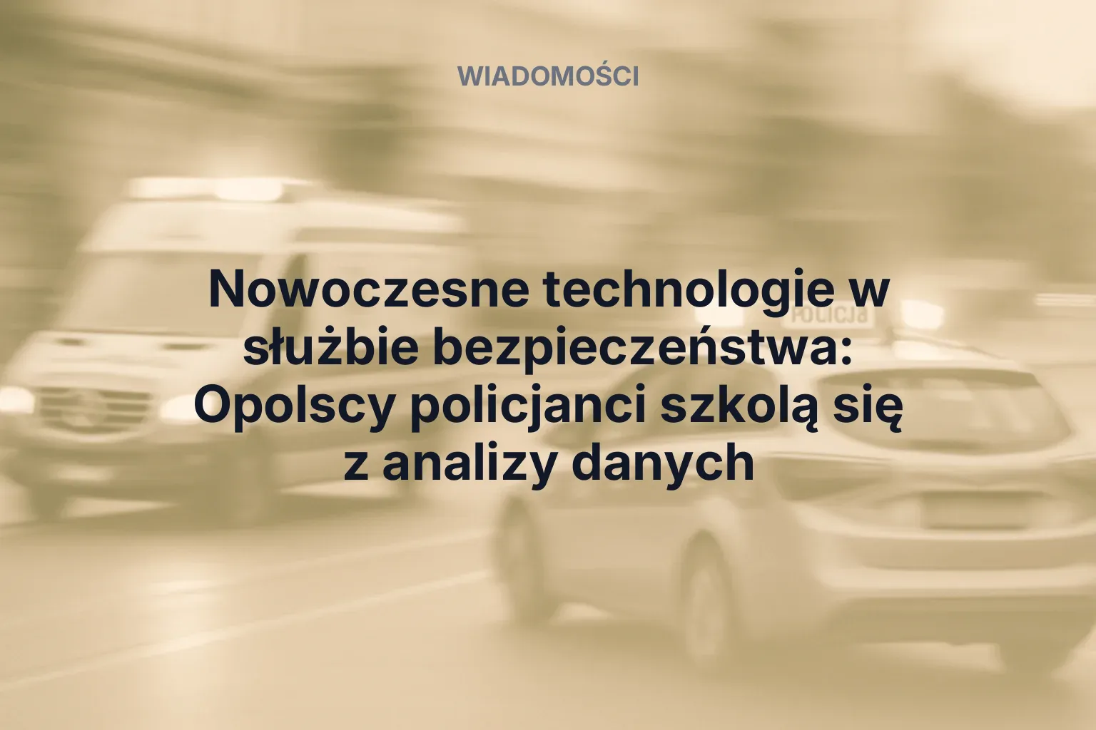 Miniatura: Nowoczesne technologie w służbie bezpieczeństwa: Opolscy policjanci szkolą się z analizy danych
